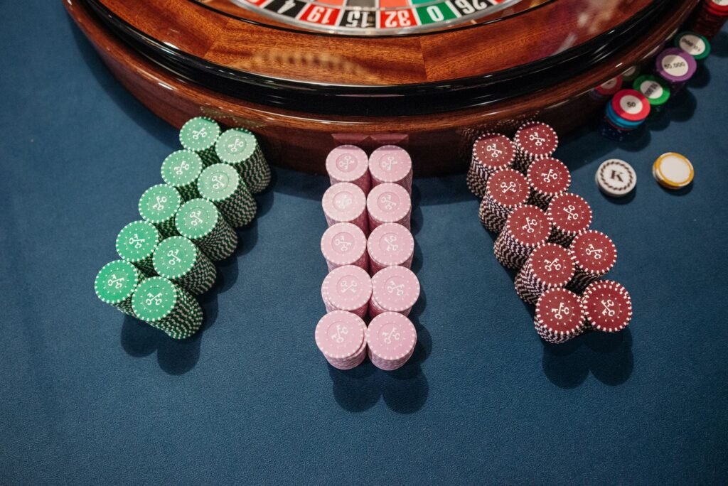 Editorial casino table photograph for How Online Casinos Work: A Clear Guide for New Players
