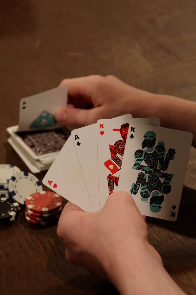 Editorial poker table photograph for Position in Poker: Why Acting Order Matters